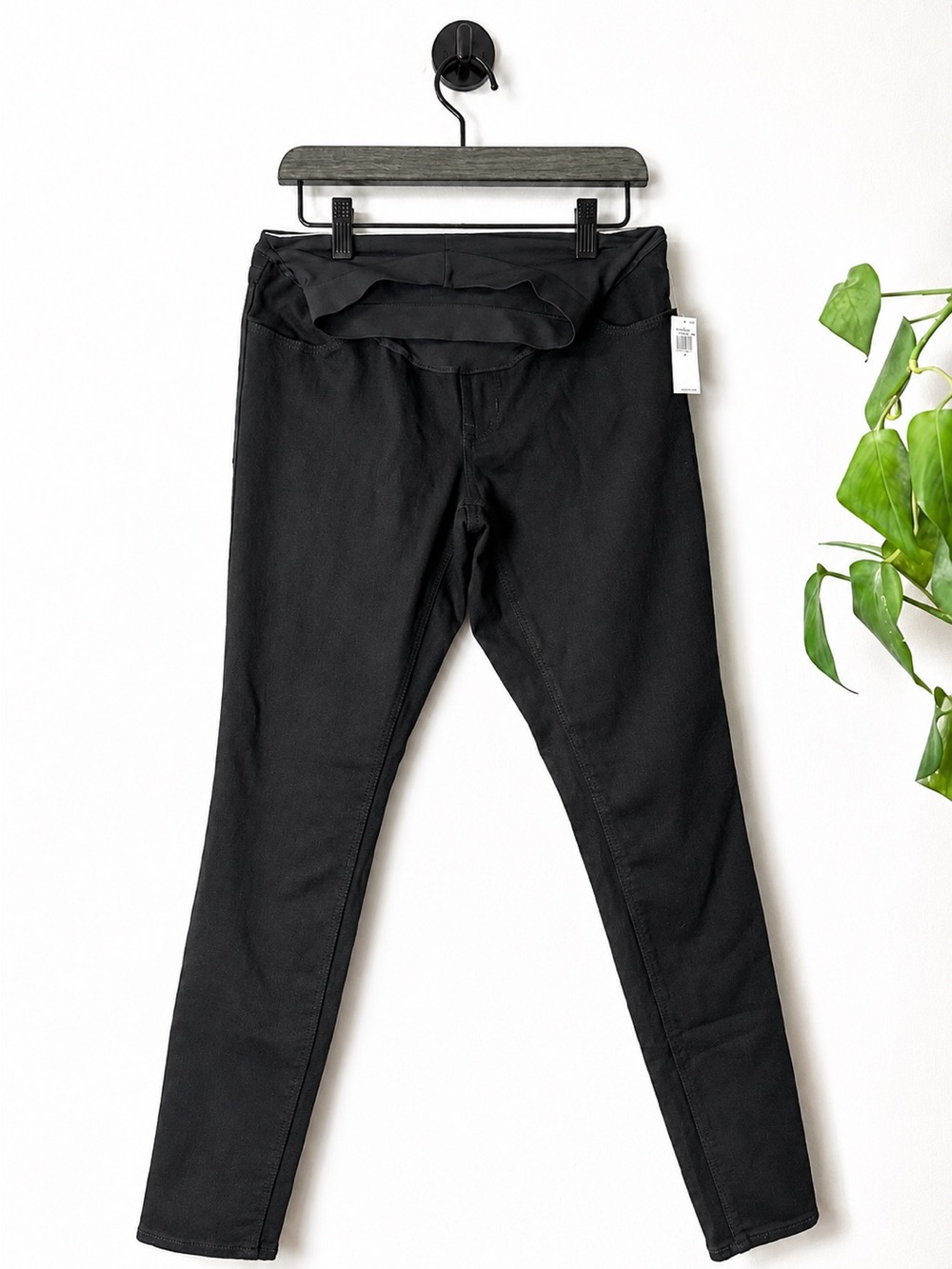 Old Navy Maternity Wow Skinny Full Panel Black Jeans Women’s Size 2 NWT